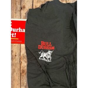 NIB Vintage 1988 Black XL Bull Durham Movie Promotional T-Shirt Single Stitch